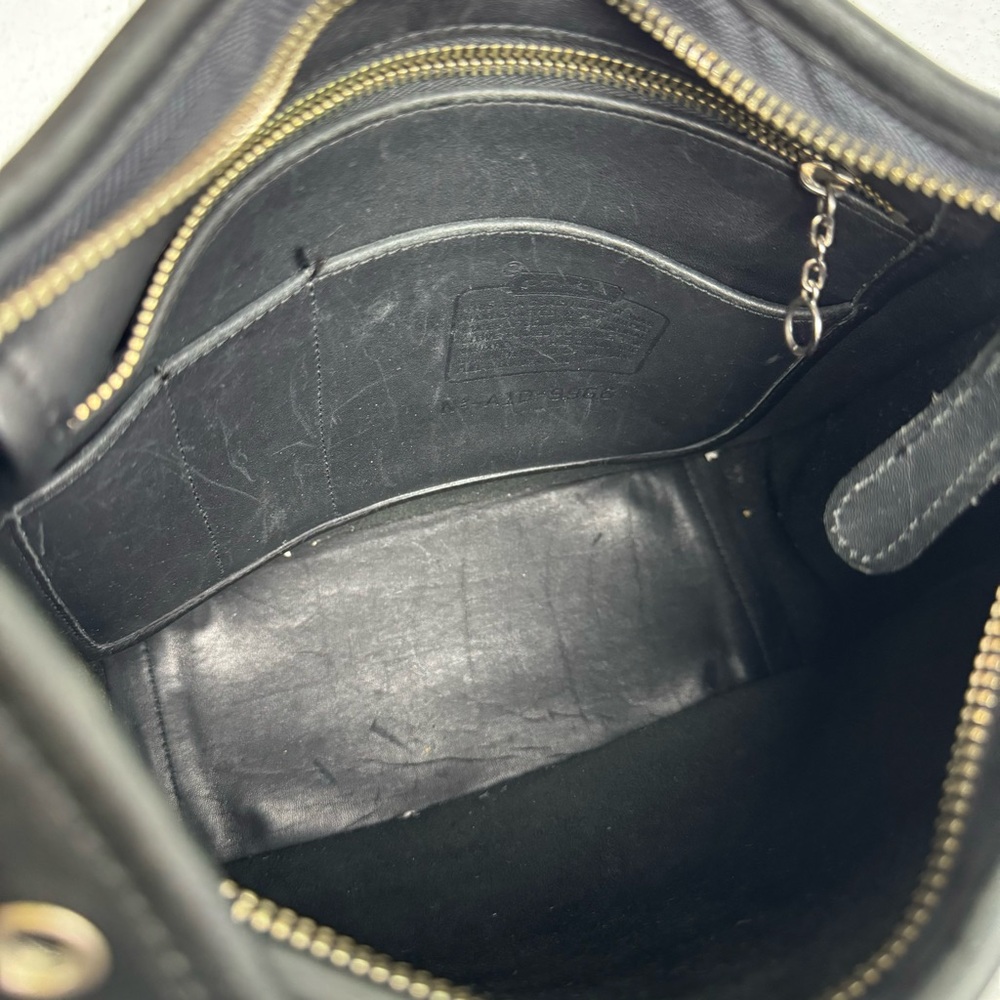 Coach Black Leather Legacy Bag - Picture 7 of 9